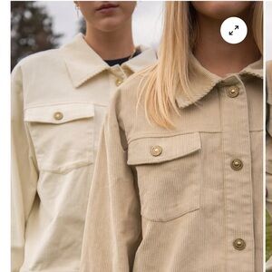 corduroy jacket in brown